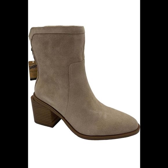 Vince Camuto Shoes - Vince Camuto Water-Repellent Suede Mid-Shaft Boots Kortimy Alm. Beige - Wide